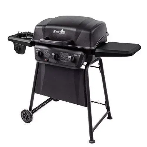 Classic 360 3-Burner Liquid Propane Gas Grill with Side Burner