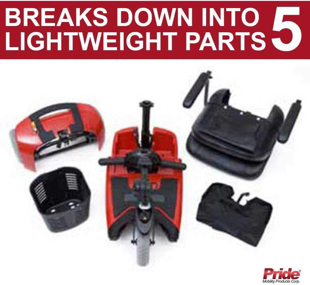 Pride Mobility - Travel Pro Premium 3-Wheel Mobility Scooter by Pride