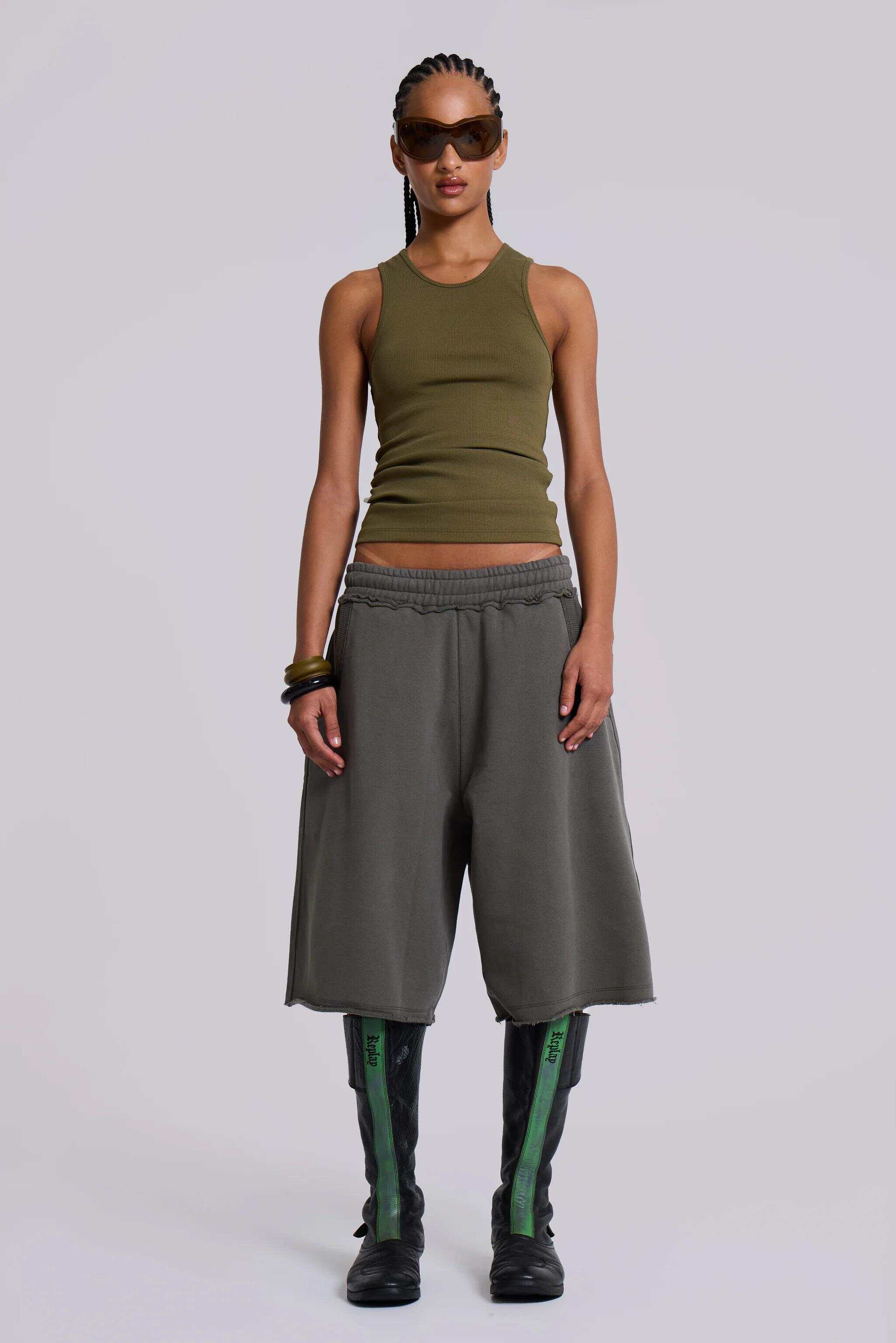 Khaki Monster Shorts