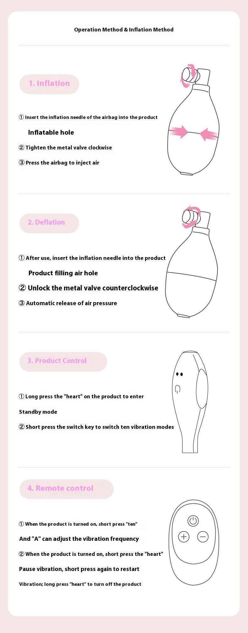 Inflatable Vibrating Egg – Clitoral Vibrator