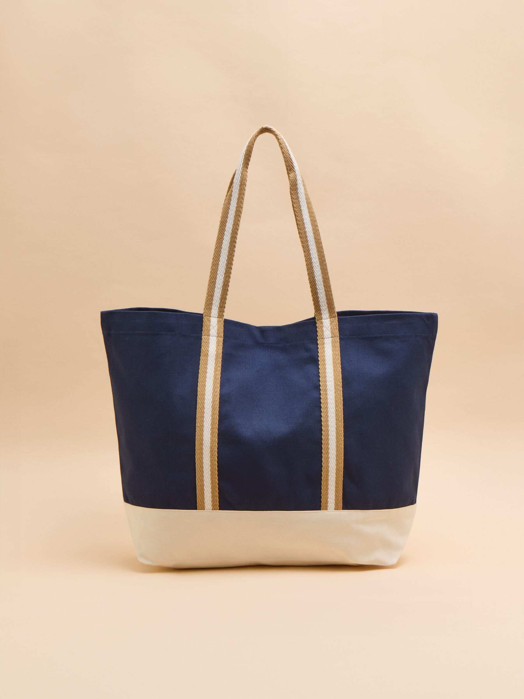 Official Badminton Navy Embroidered Canvas Tote Bag