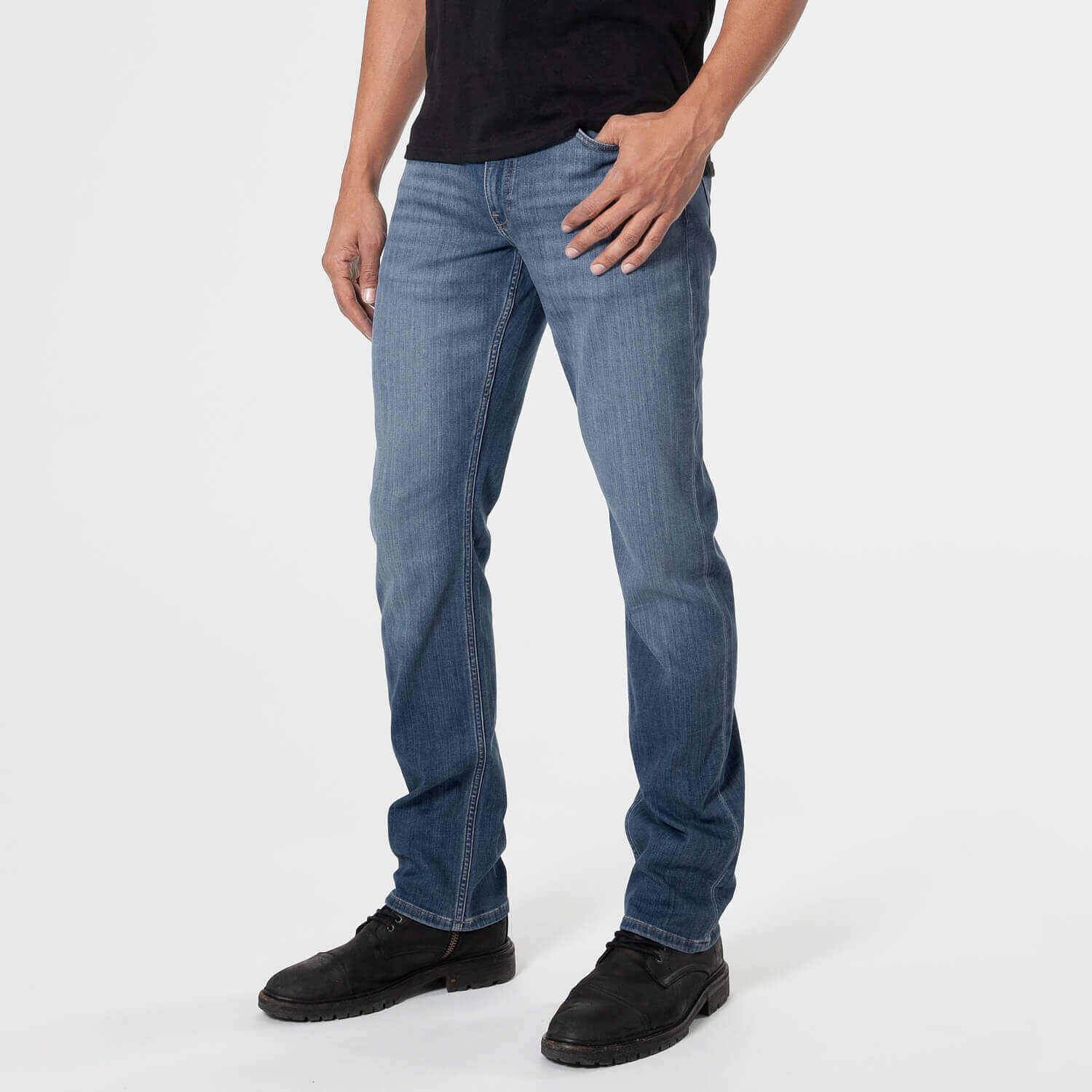 Black Medium Indigo Slim Comfort Stretch Jeans 3-Pack