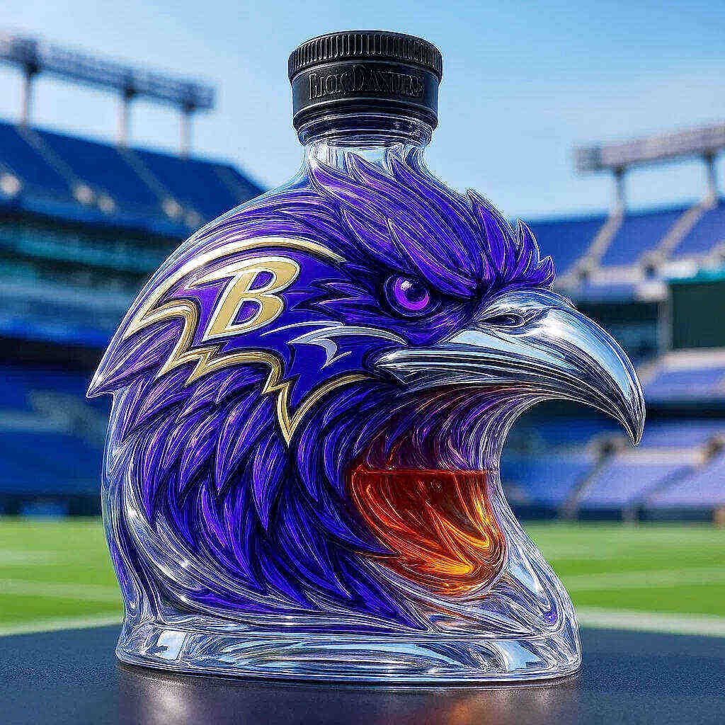 Baltimore Ravens Limited Edition Whisky Bottle