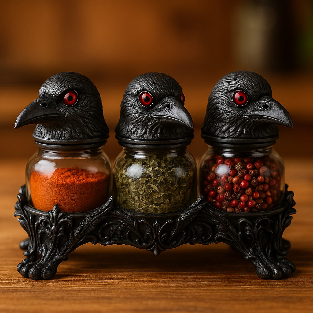 Witchy Raven Potion Spice Jars🐦🧙‍♀️