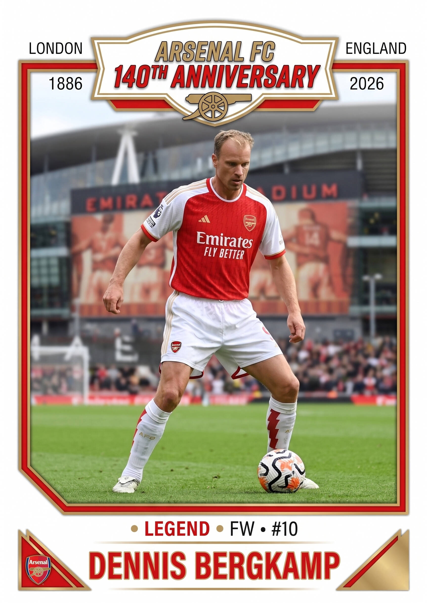 2026 Arsenal FC 140th Anniversary Premium Collection Hobby Box