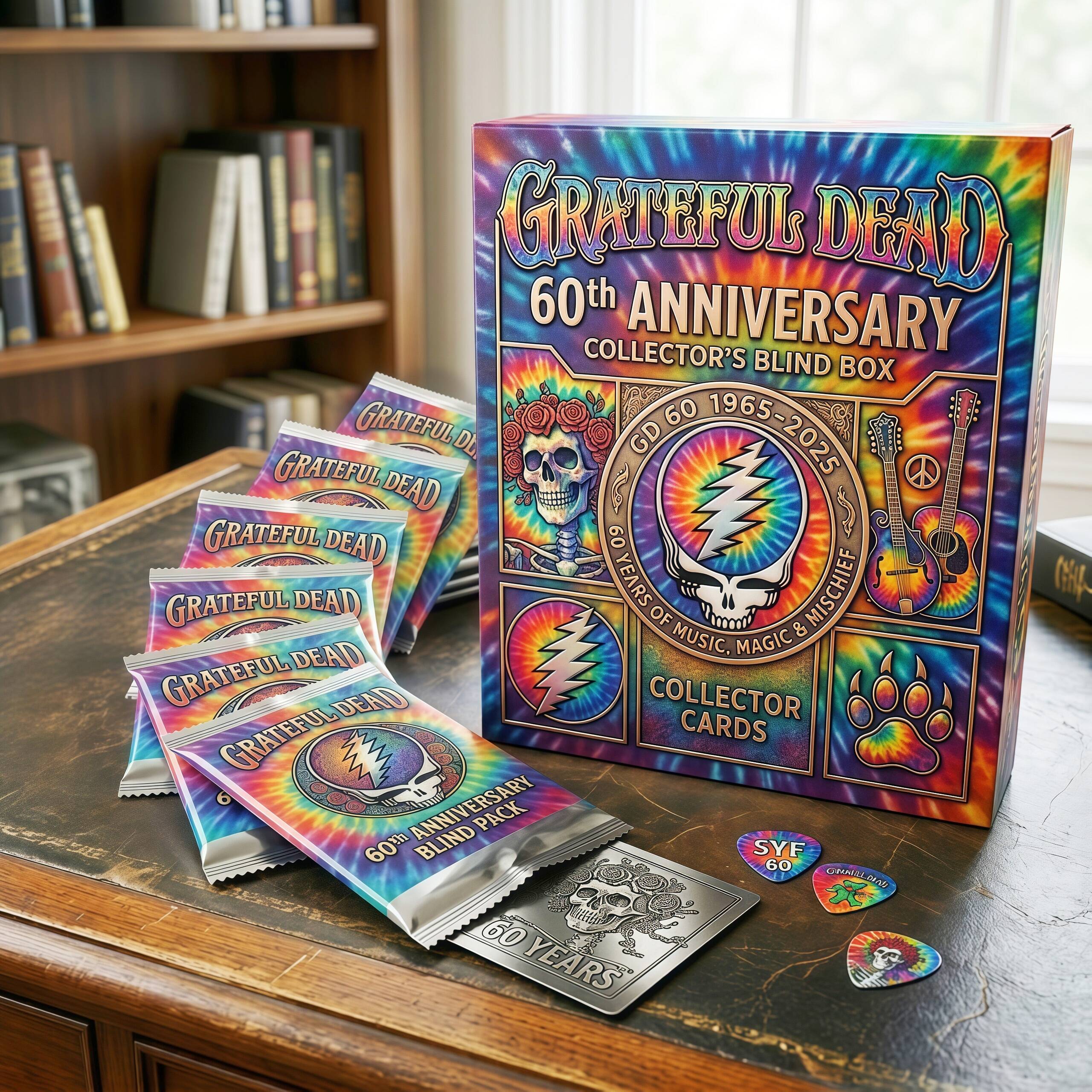 🎶Greatful Dead 60th Anniversary Blind Card