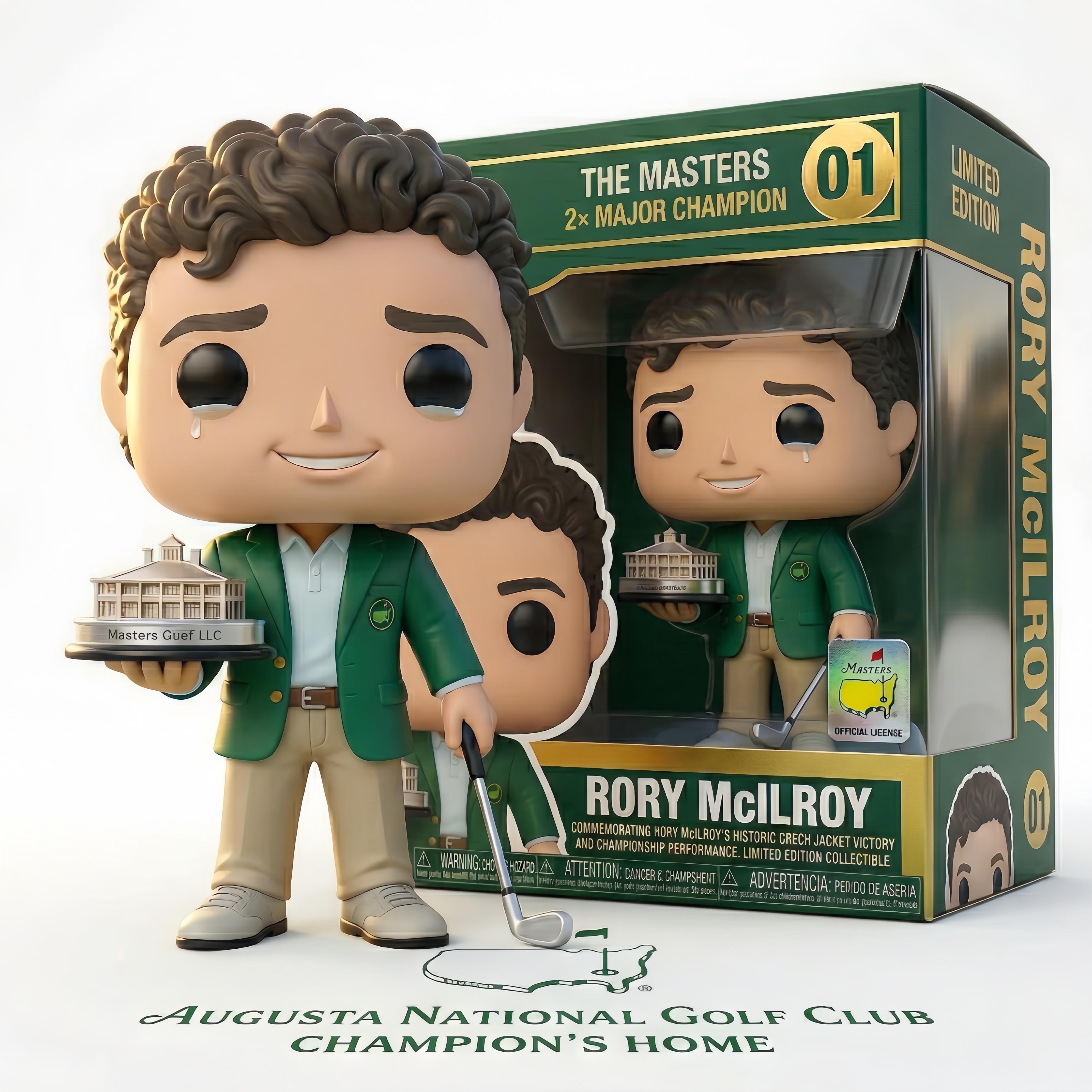 Rory McIlroy Back-to-Back Masters Champion Pop!