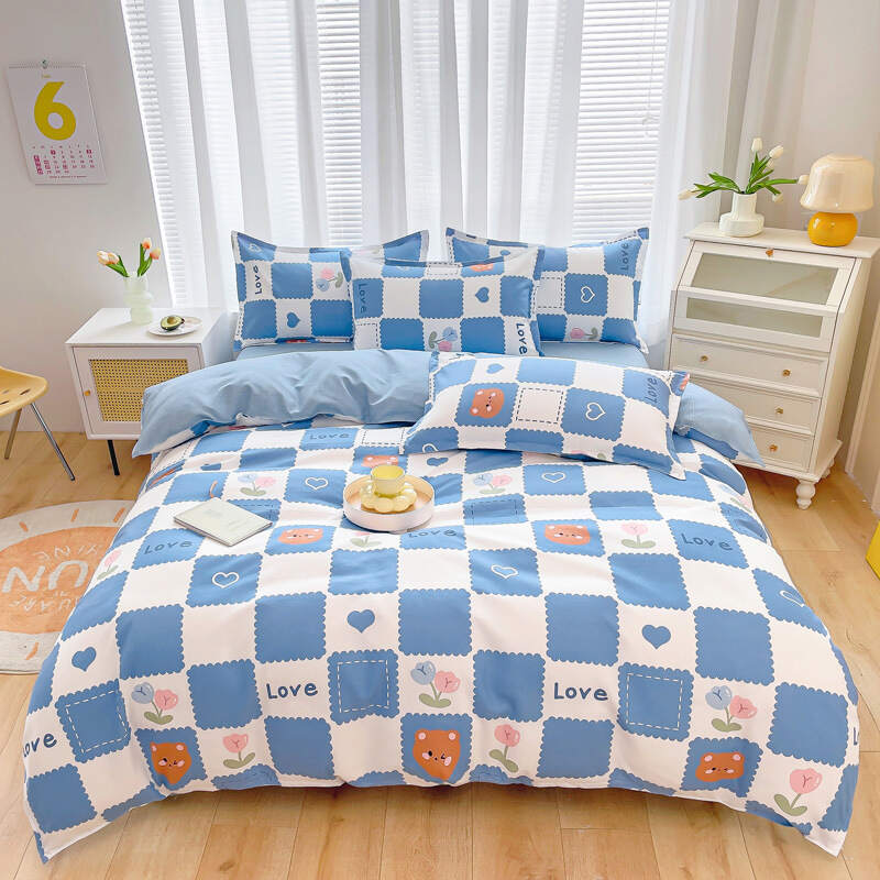 Printed Bed Sheet Set - Love Bear