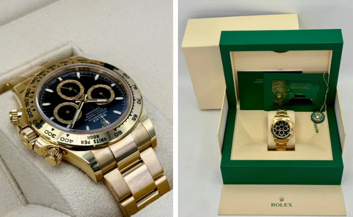 2025 Rolex Daytona 40mm 126508 18K Yellow Gold Black Dial