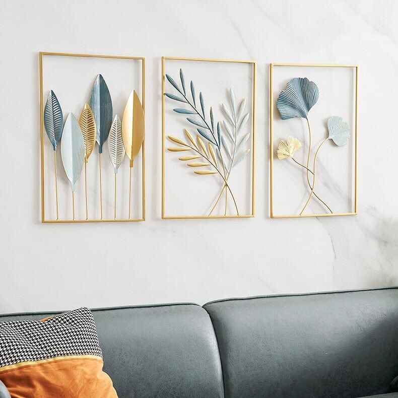 Metal Leaf Wall Décor