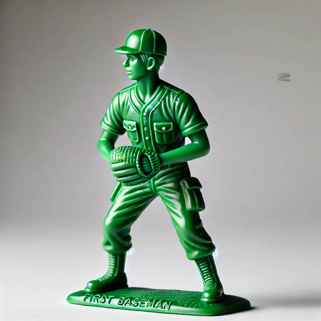 Green Army Men - Baseball Set