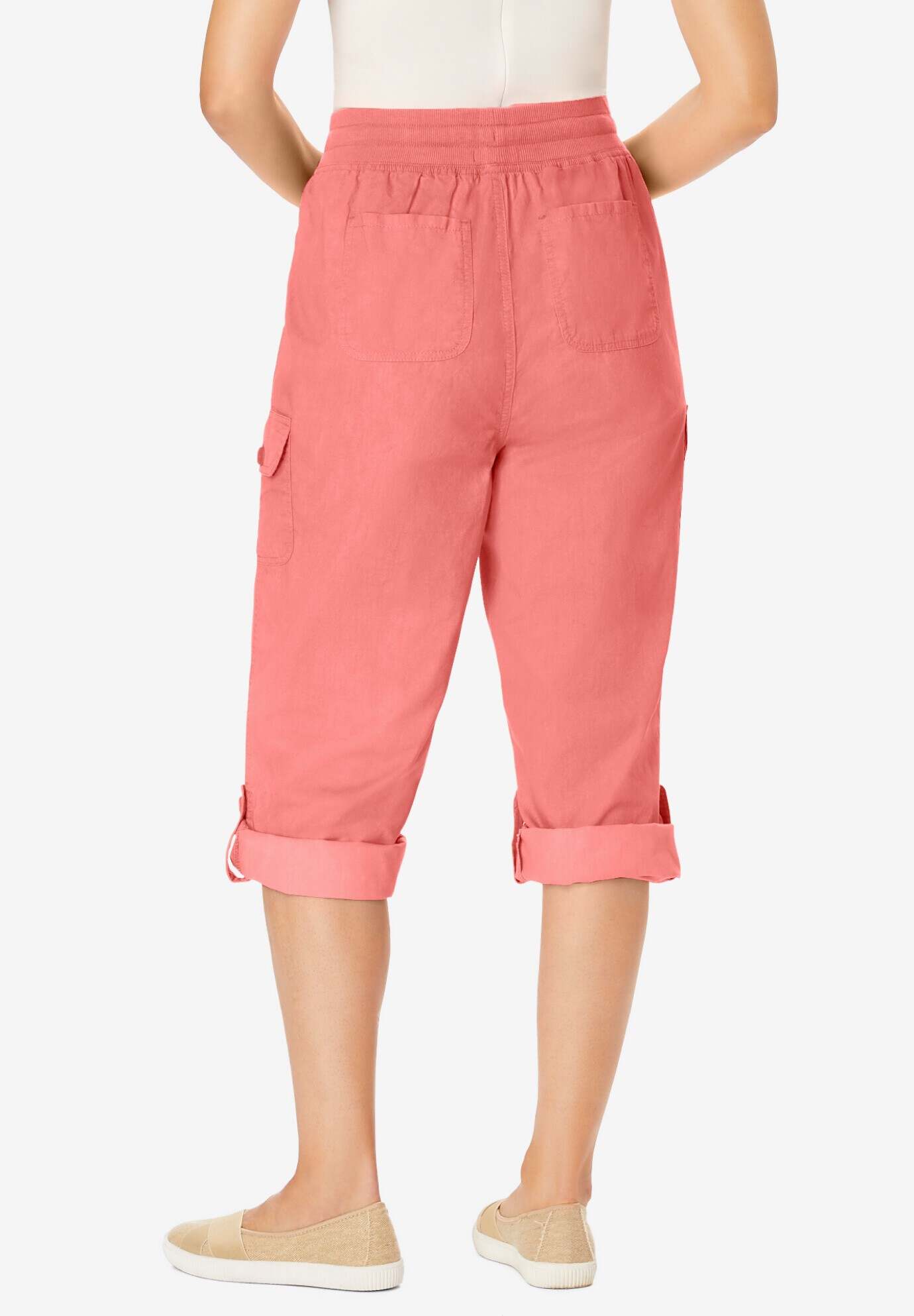 Convertible Length Cargo Capri Pant