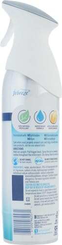 Febreze Air Freshener Heavy Duty Spray, Odor Fighter, Crisp Clean, 8.8 oz (Pack of 6)