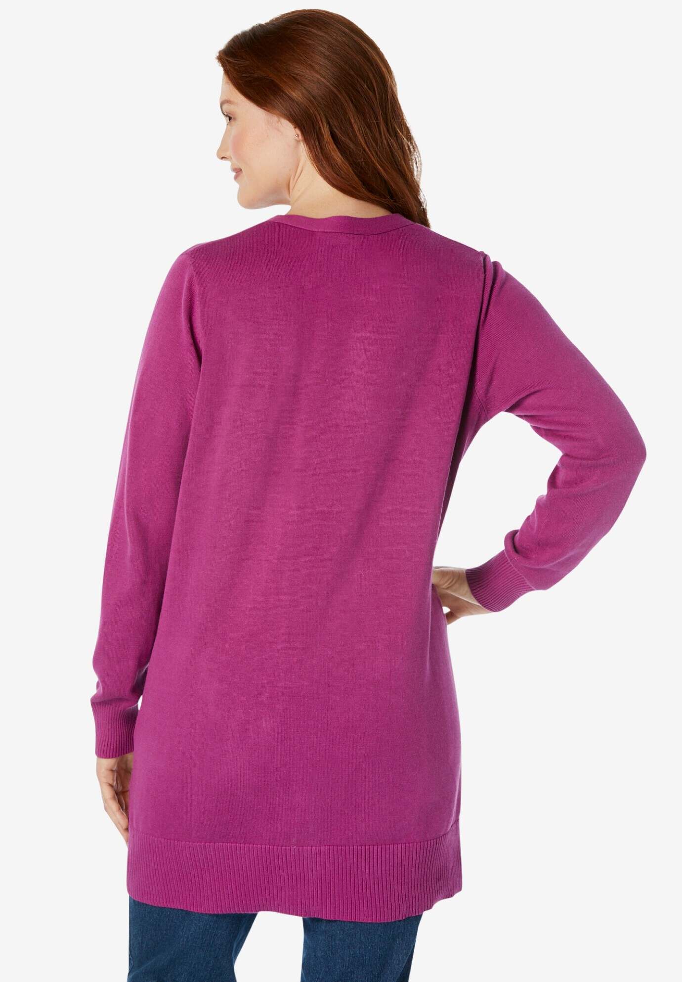 Perfect Longer-Length Cotton Cardigan