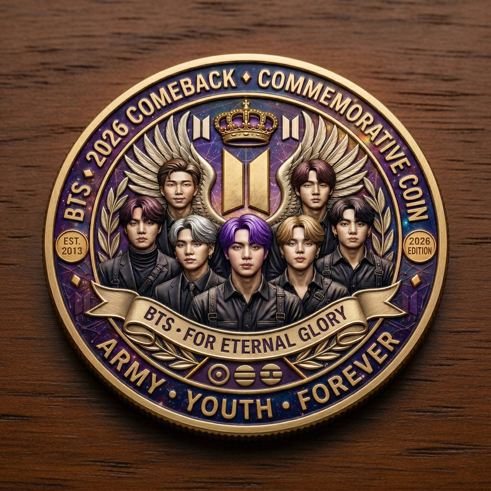 💜BTS 2026 Comeback Commemorative Coin!