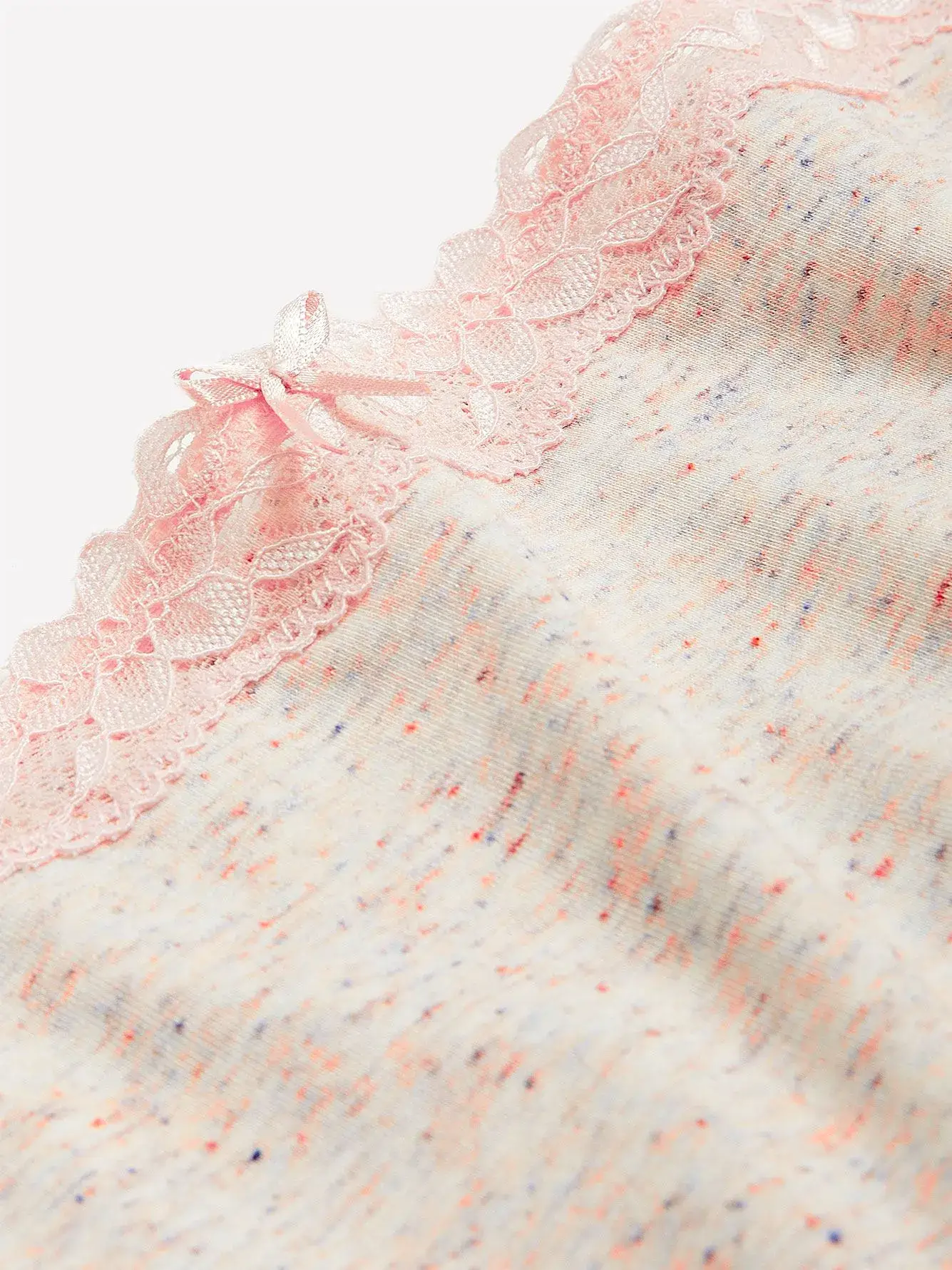 Heather Brief with Lace Waist and Bow - ti Voglio