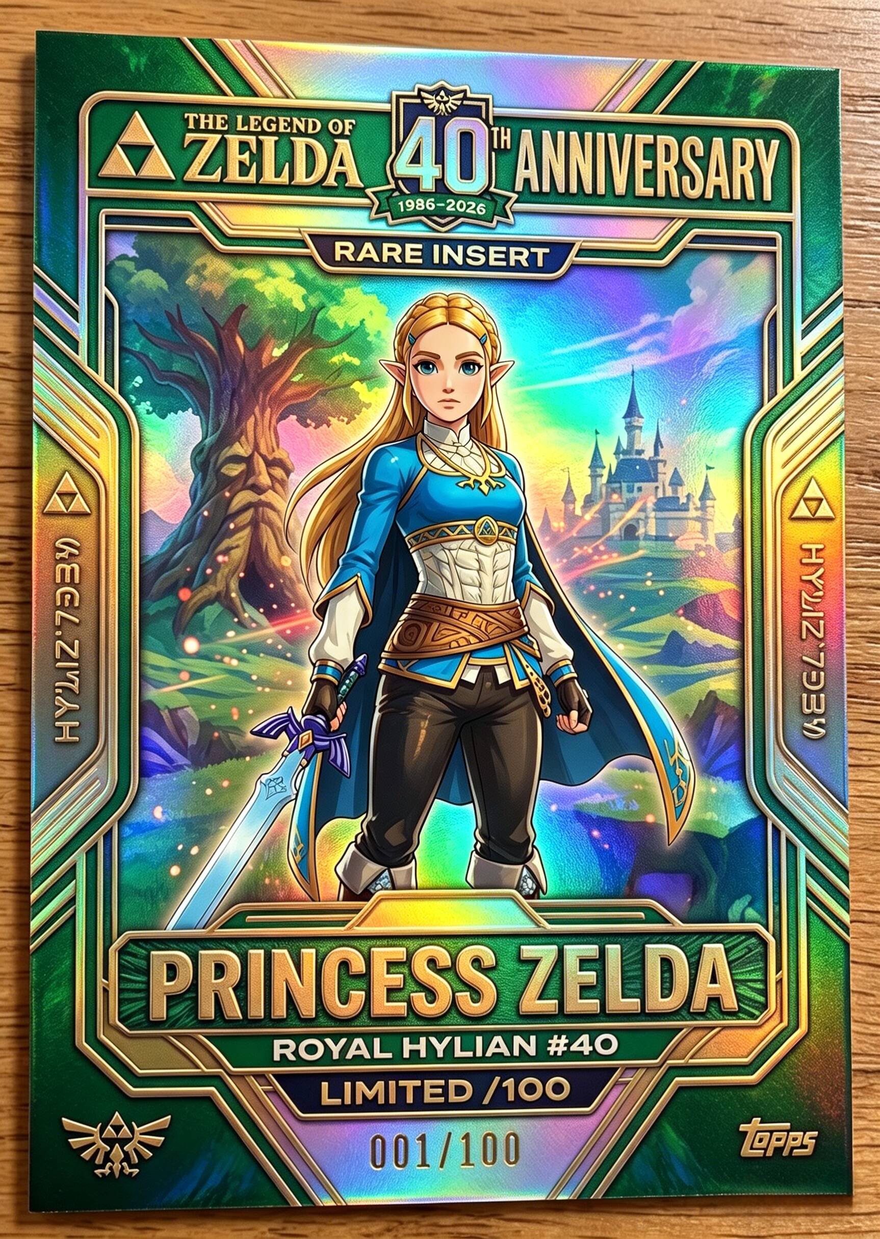 The Legend of Zelda 40th Anniversary Premium Trading Card Box
