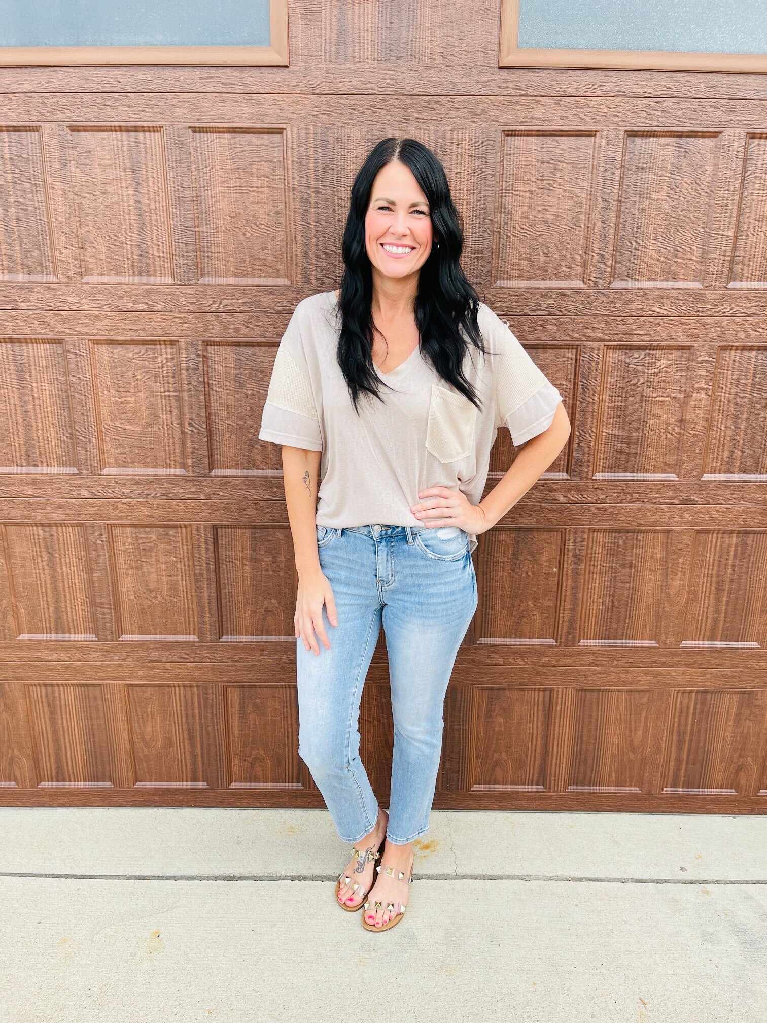MARKDOWNS! Lovervet REG/CURVY Straight Into Summer Straight Leg Mid Rise Jeans