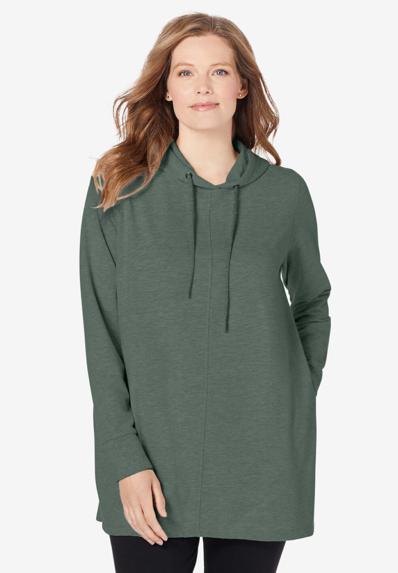Cloud Bliss Pleat-Back Swing Sweatshirt