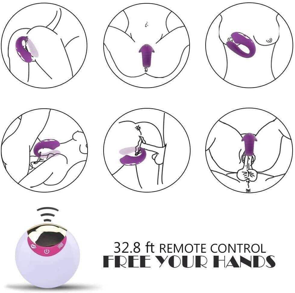 Wireless Remote Control G-Spot Vibrator