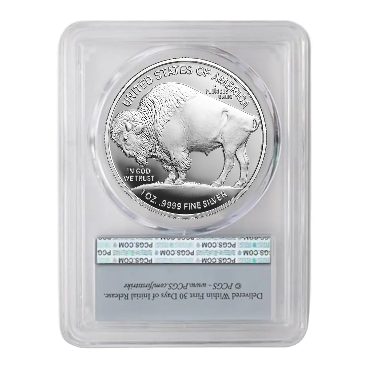 2025 1 Oz Silver Buffalo Round PCGS MS 70 .999 Pure Silver - Limited Release