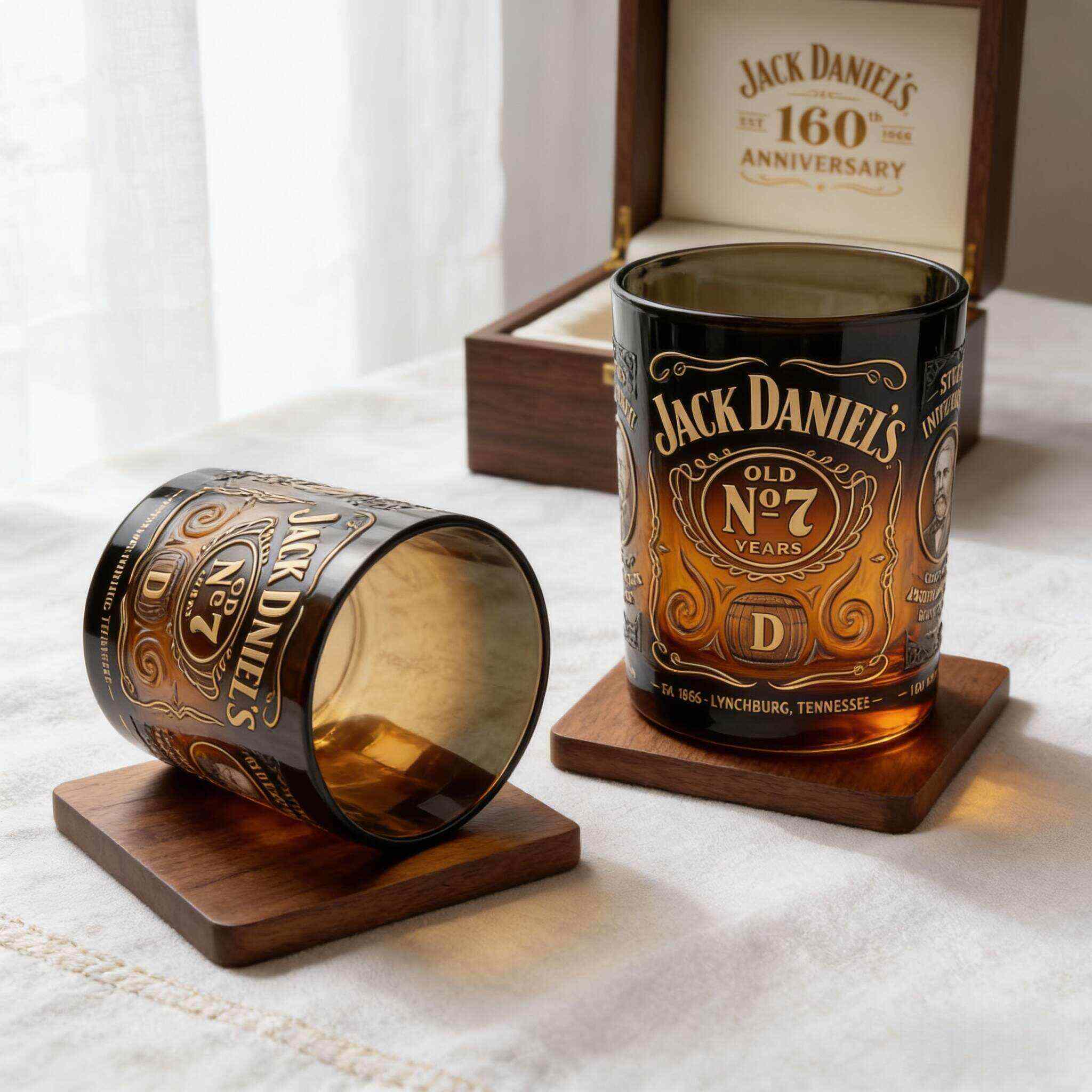 Jack Daniel’s Old No.7 · 160th Anniversary Heritage Collector whiskey Glass