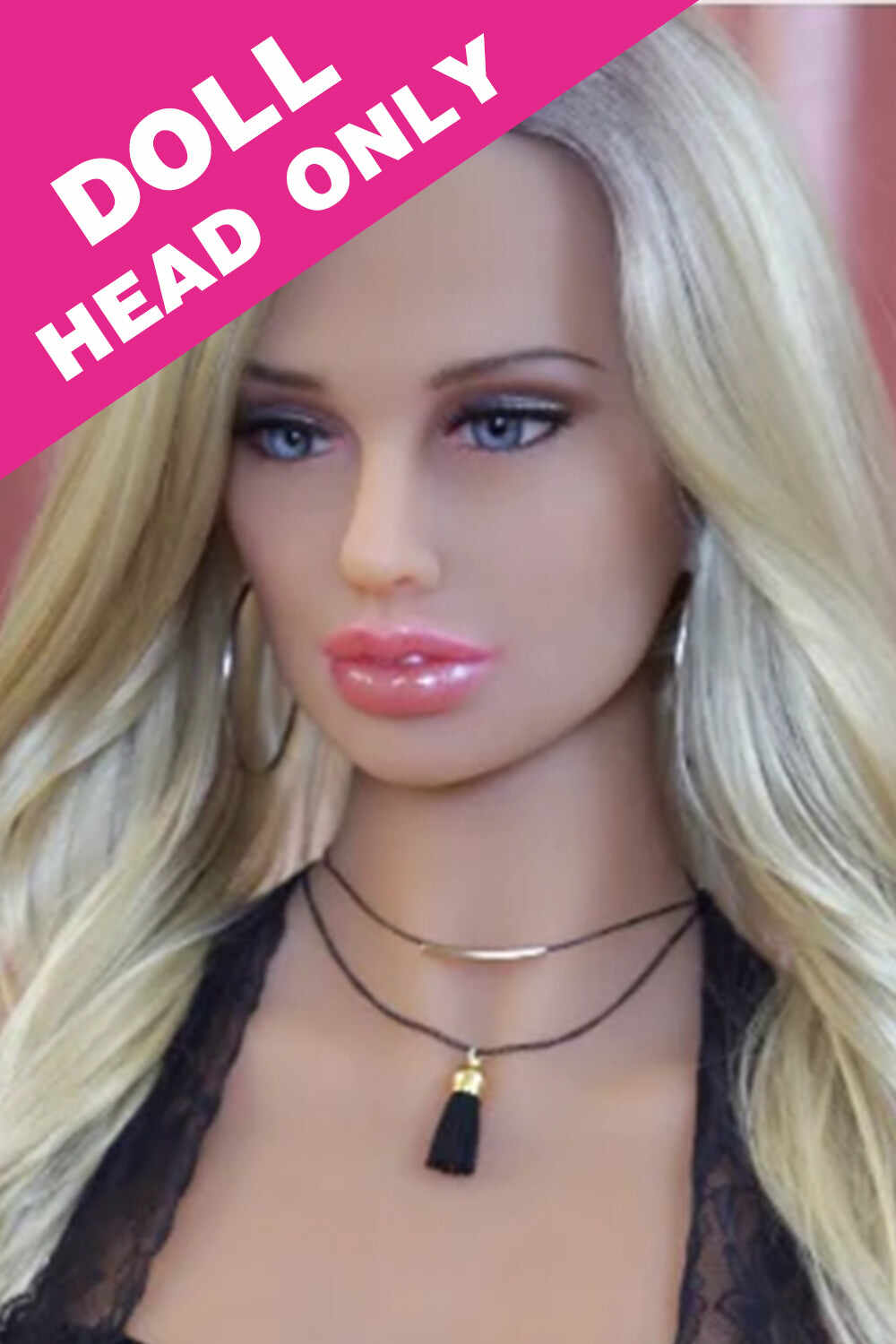 #134 TPE Blonde Latino Sex Doll Head Only