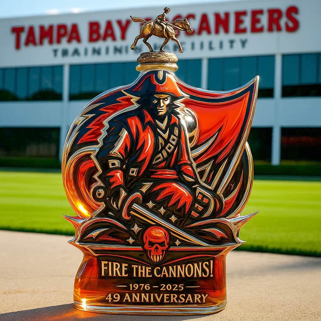 Tampa Bay Buccaneers Commemorative Whisky Bottle