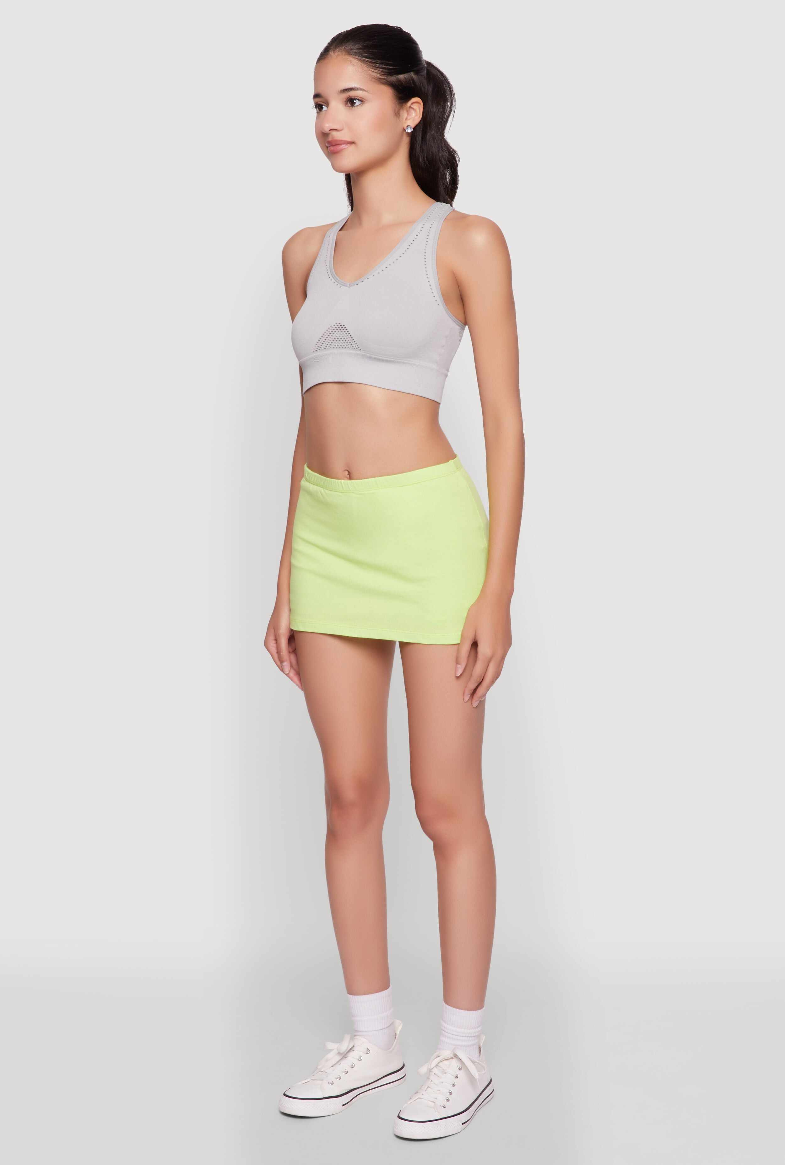 Chic High Waisted Lined Pencil Skirt