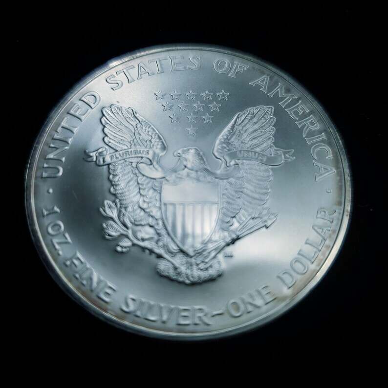 2004    American Silver Eagle   -  1 Oz .999 Silver -  # 601