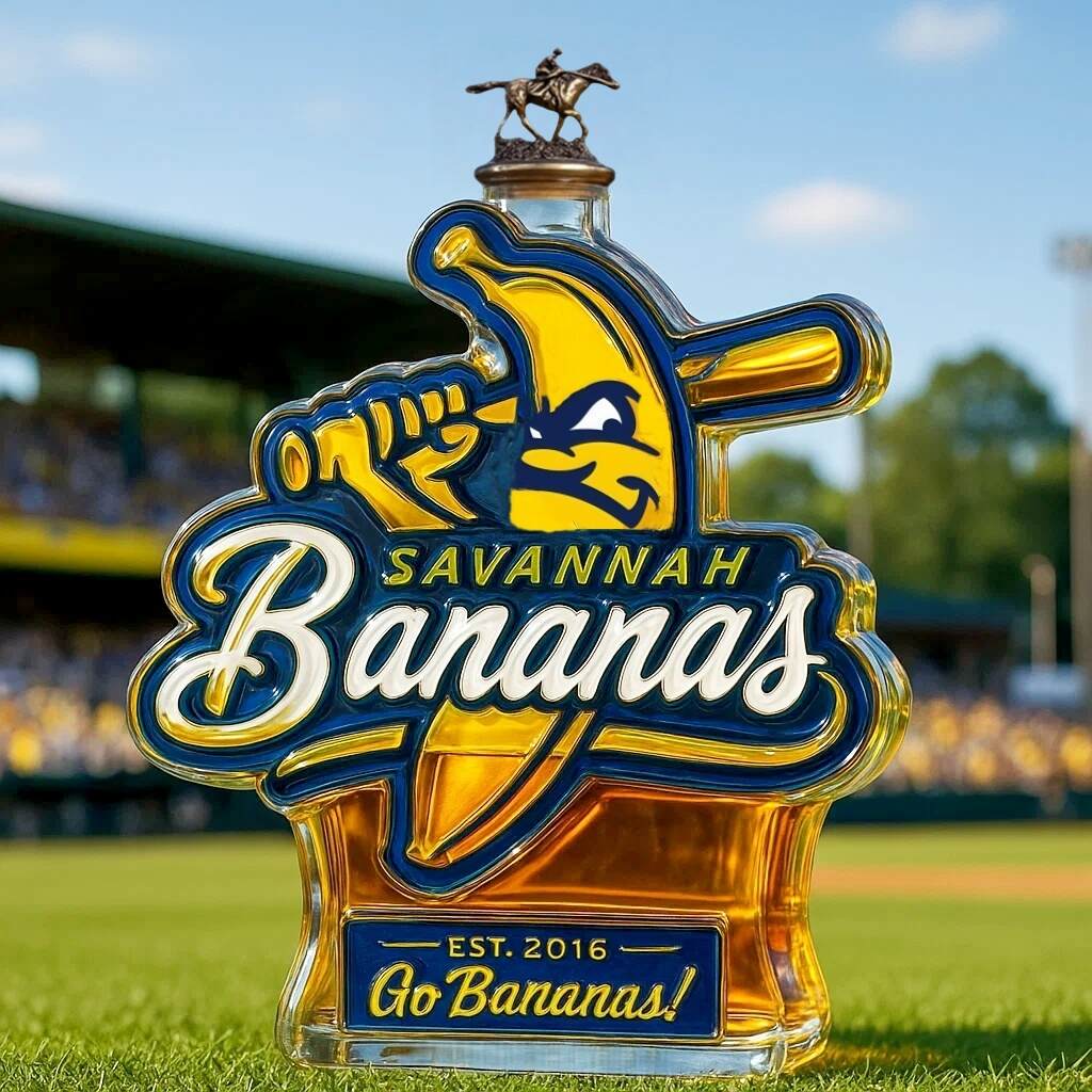 Savannah Bananas Limited Edition Whisky Bottle