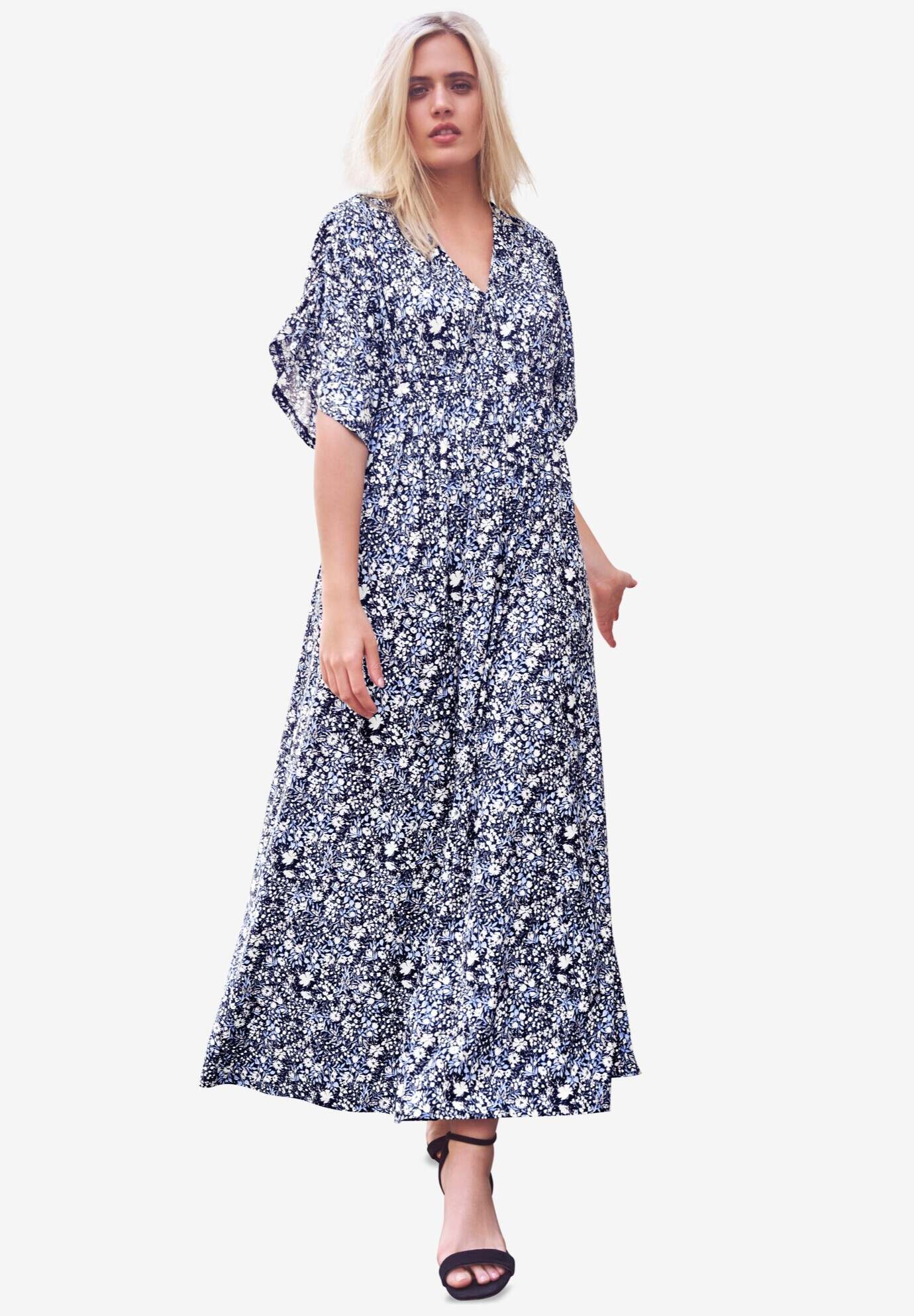 Knit Tie-Back Maxi