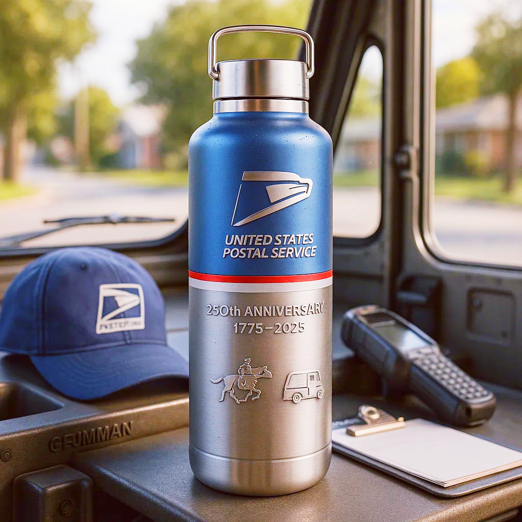 USPS 250th Anniversary Insulated Water Bottle （32oz）