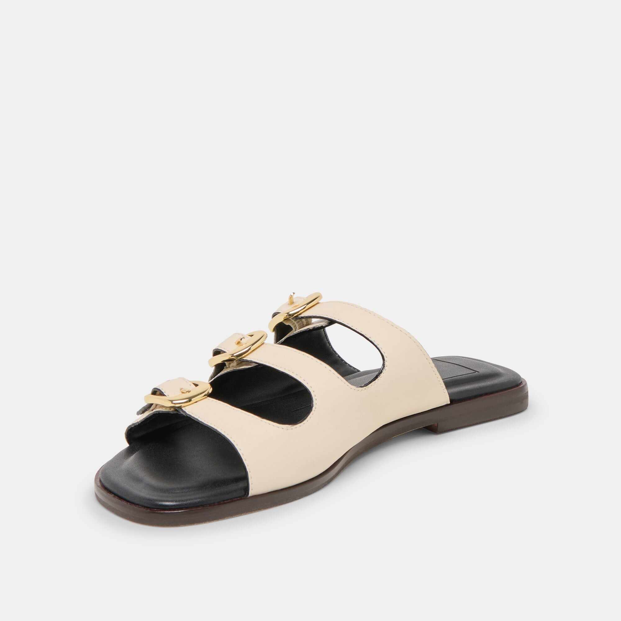 FIN SANDALS BONE LEATHER