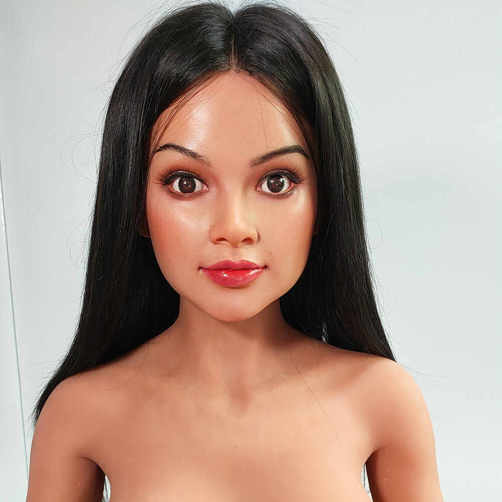 Ana S159 TPE/Silicone Sex Doll Head Only
