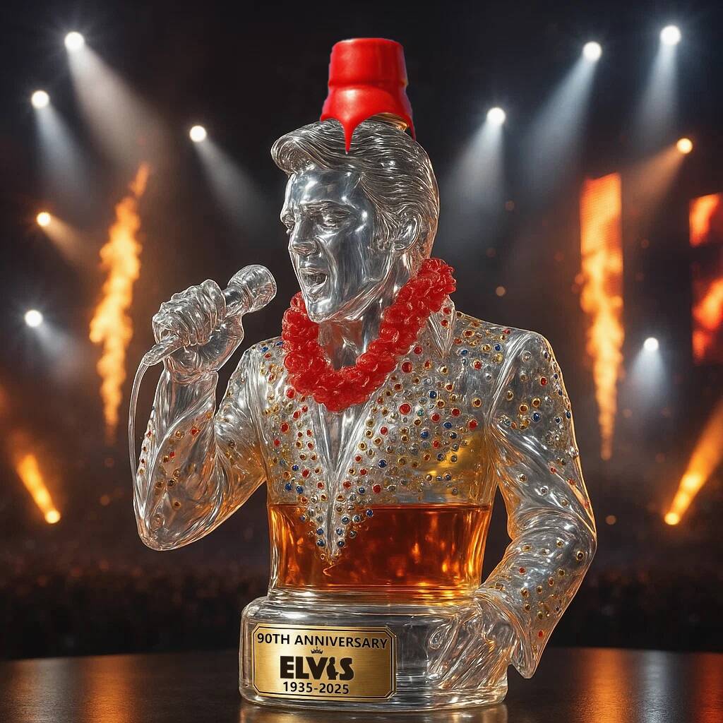 EP 90th Anniversary whisky bottle