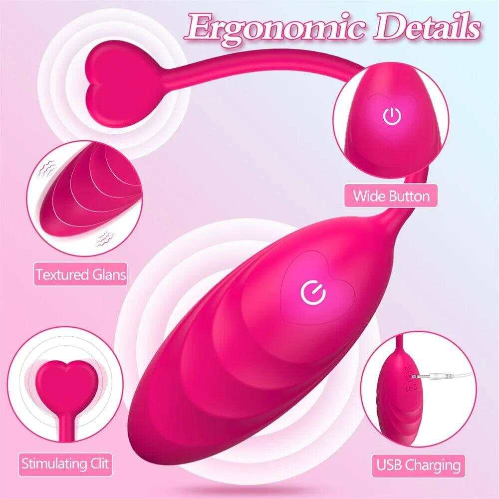 Wireless Remote Control Vibrating Egg: Clitoral Stimulator for Women