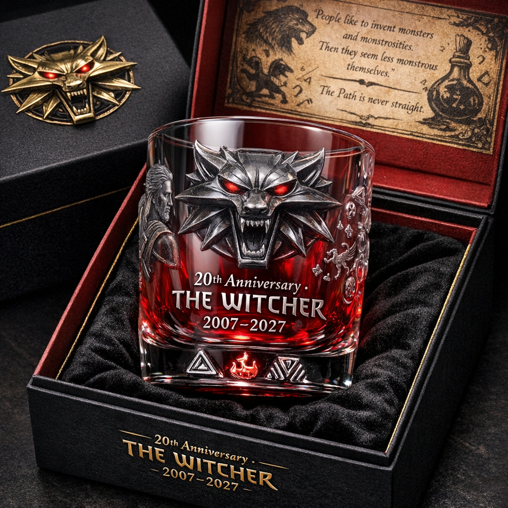 Witcher 20th Anniversary Collector Glass