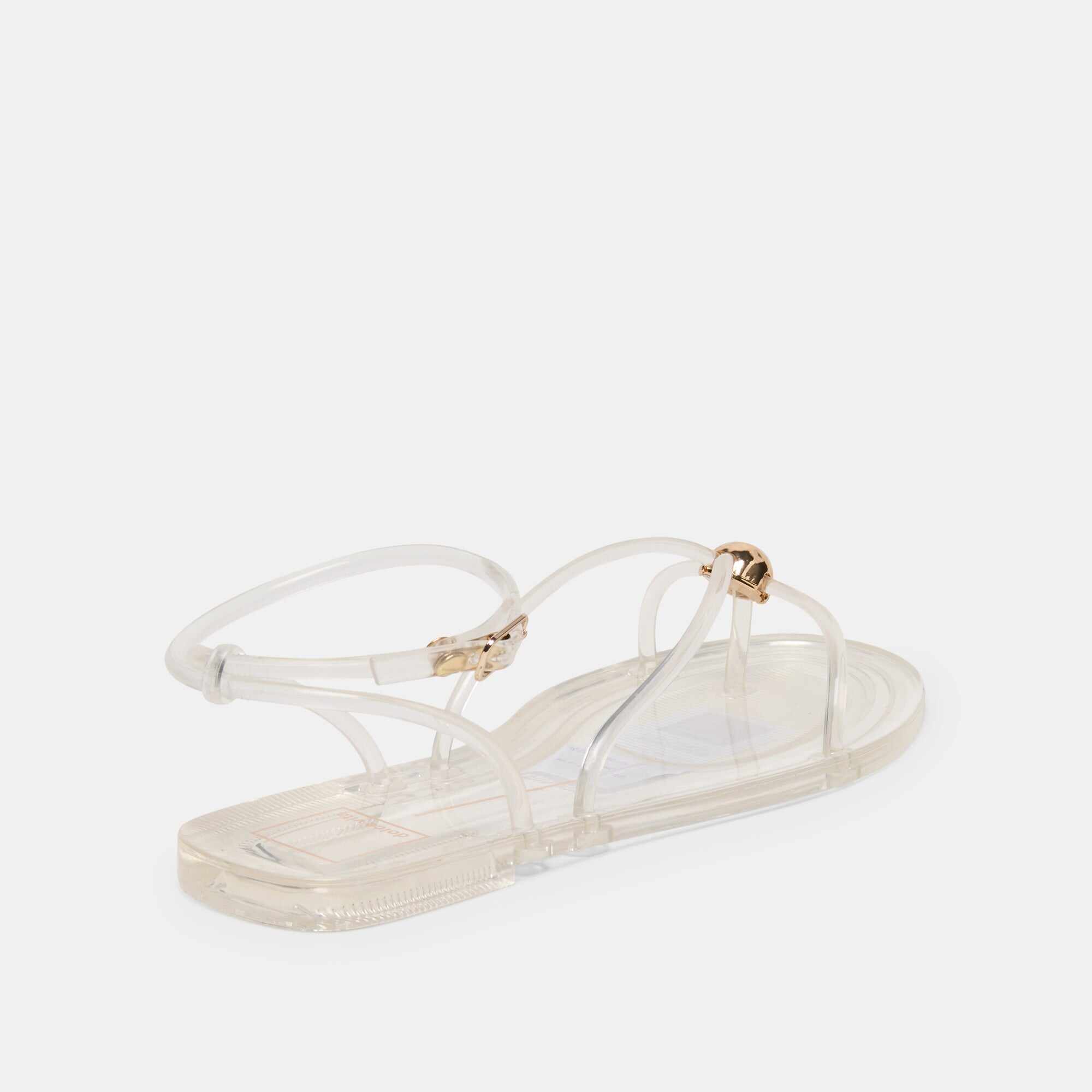KENLEY VINYL SANDALS CRYSTAL JELLY