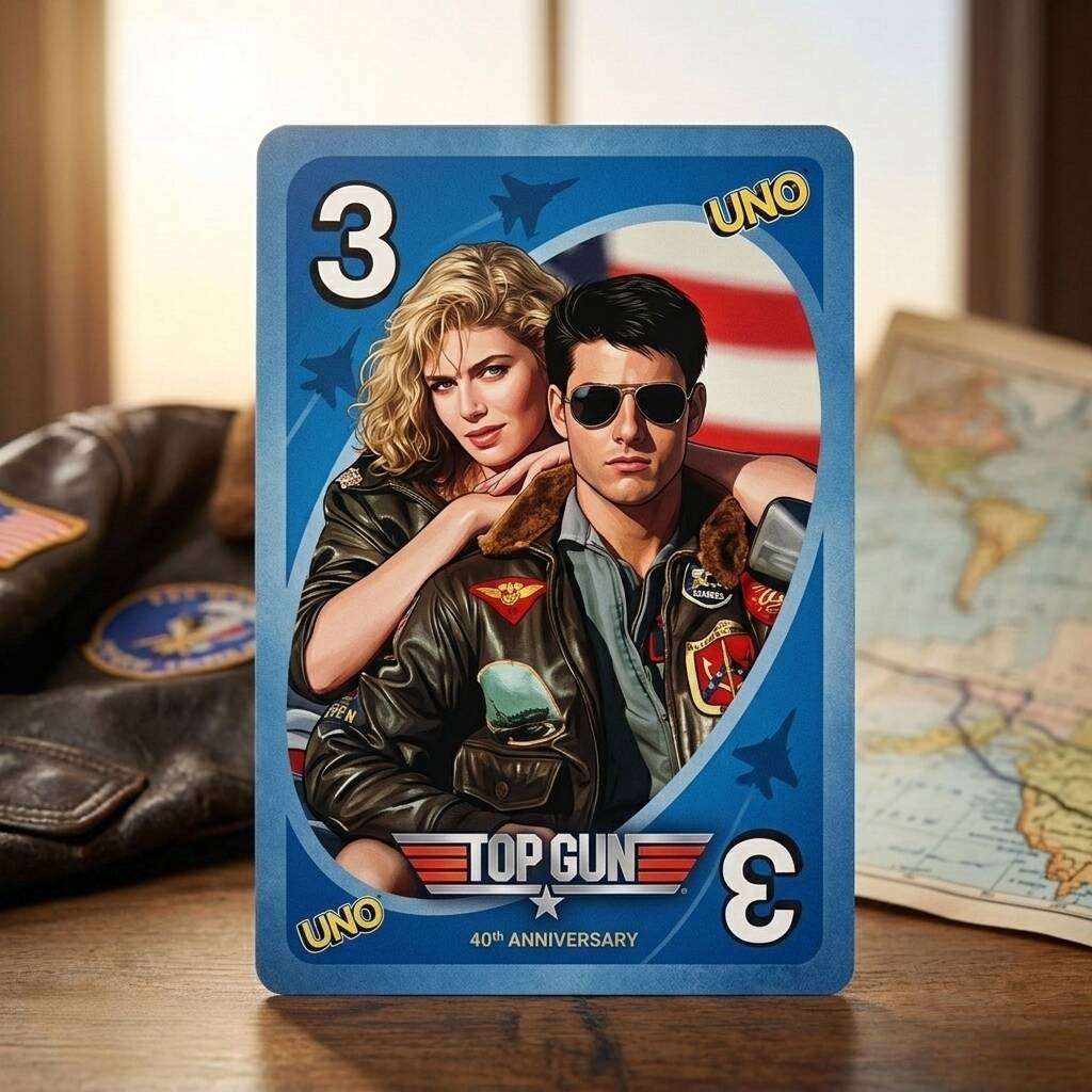 UNO Top Gun 40th Anniversary Card Game