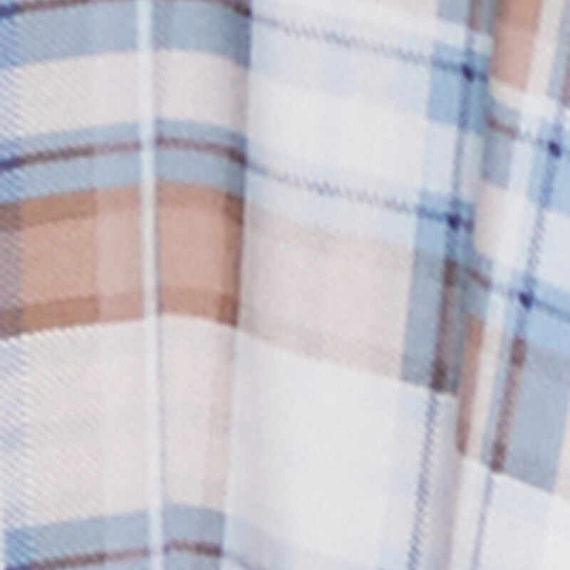 Plaid Smocked Handkerchief Hem Tube Dress