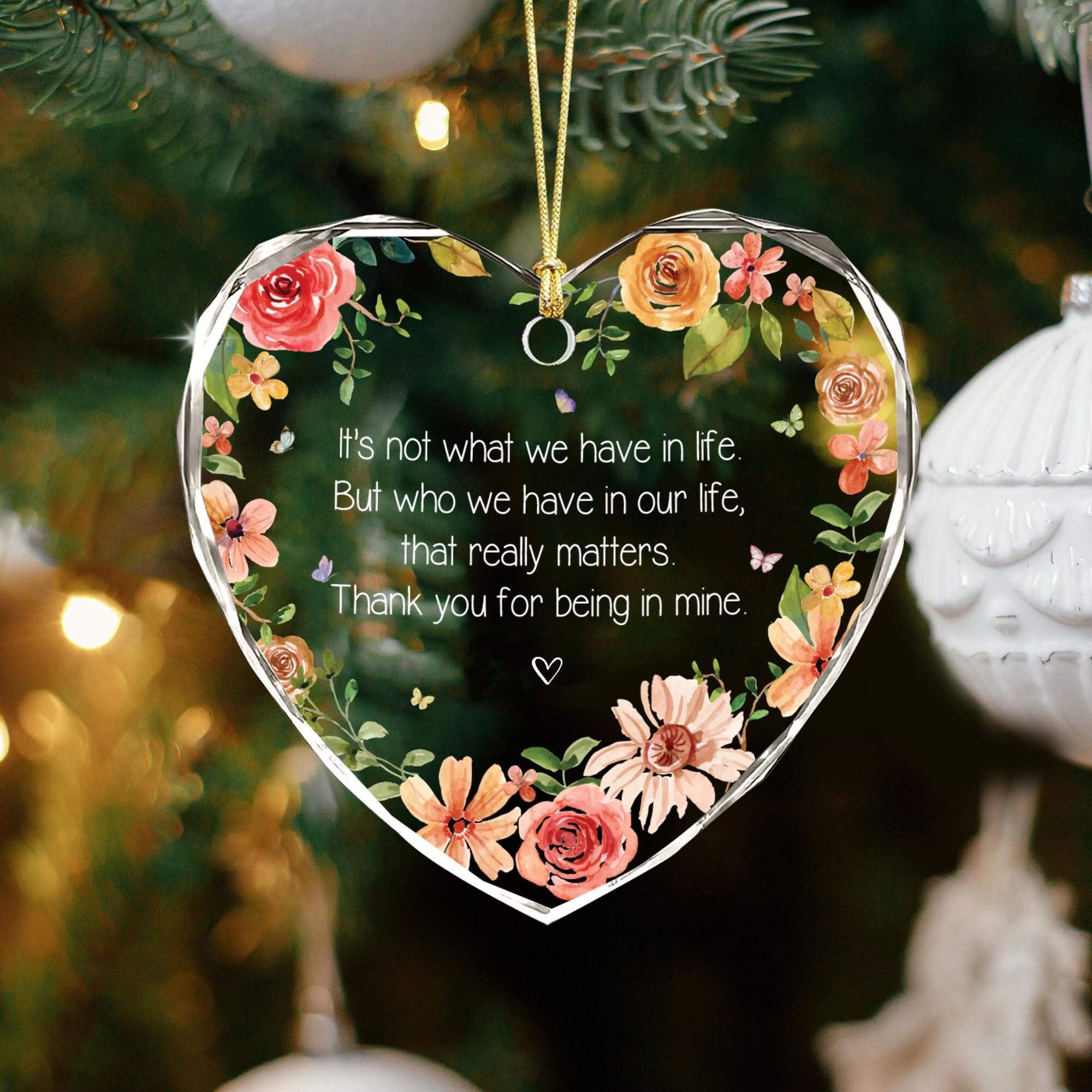 Bestie Glass Keepsake