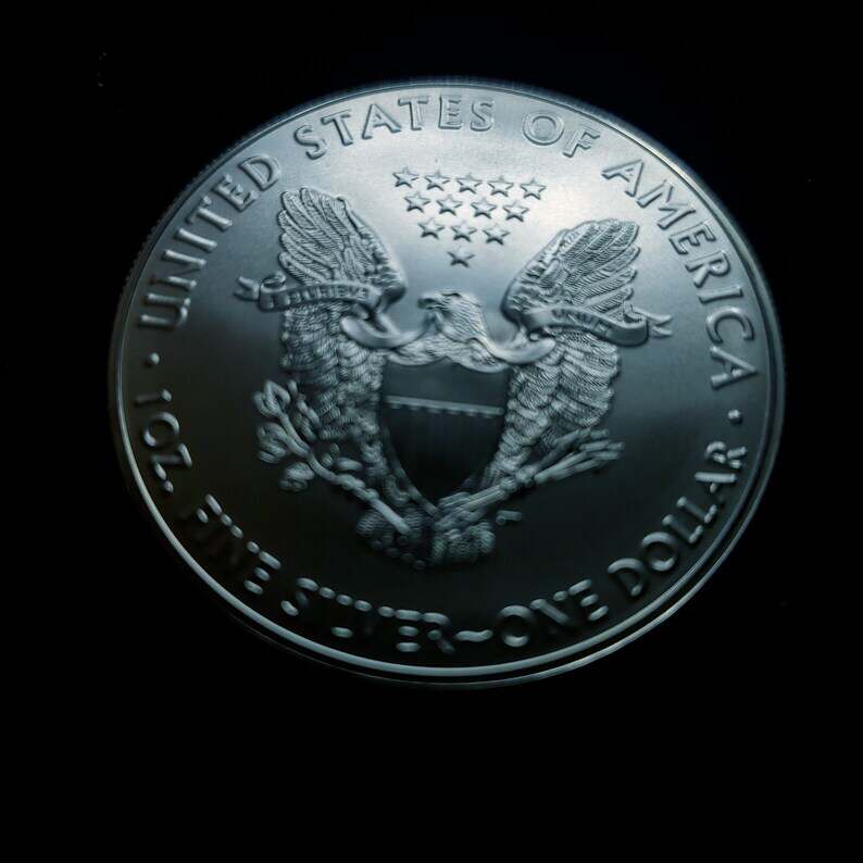 2021  American Silver Eagle BU  -  1 Oz .Silver-  . Type I    Lot#  365