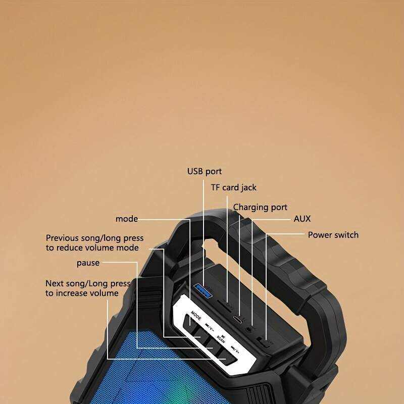 High Quality Bass Portable Stereo JBK Small Wireless Mini Speaker With Microphone, Suitable For Various Parties, You Can Enjoy It With Your Friends To The Fullest