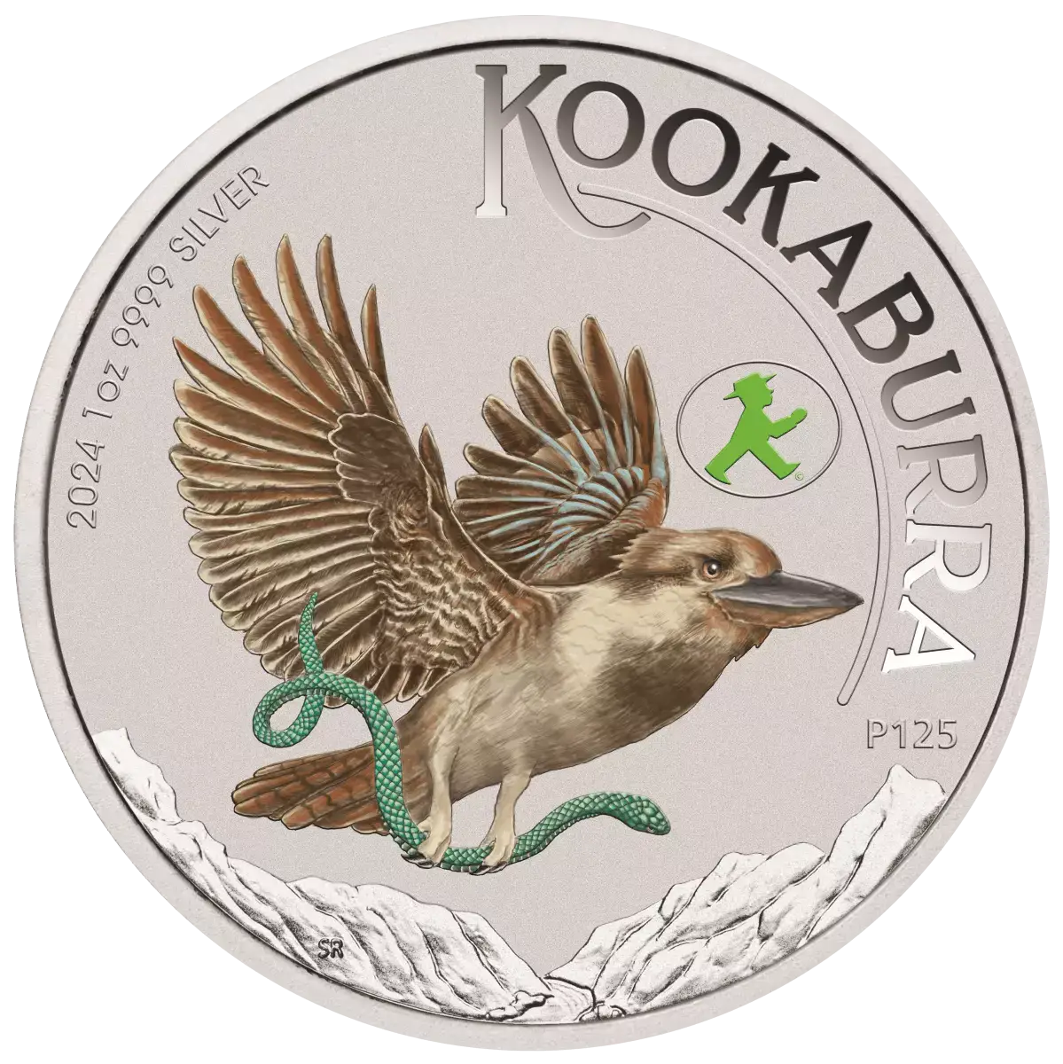 2024 WMF Kookaburra 1oz Silver Coloured Coin-NGC