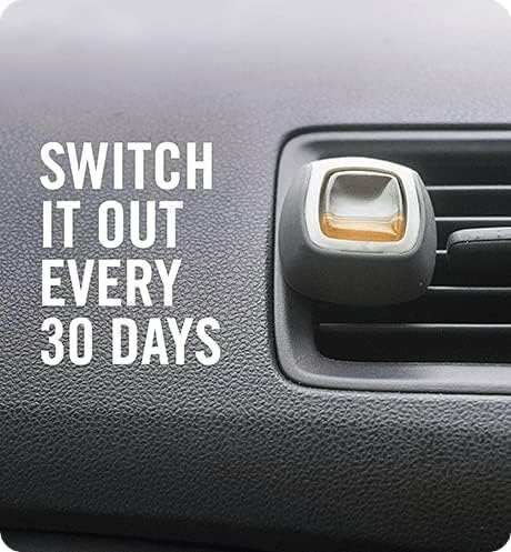 Febreze Car Air Fresheners, New Car Scent, Odor Eliminator for Strong Odors Car Vent Clips (2 Count)