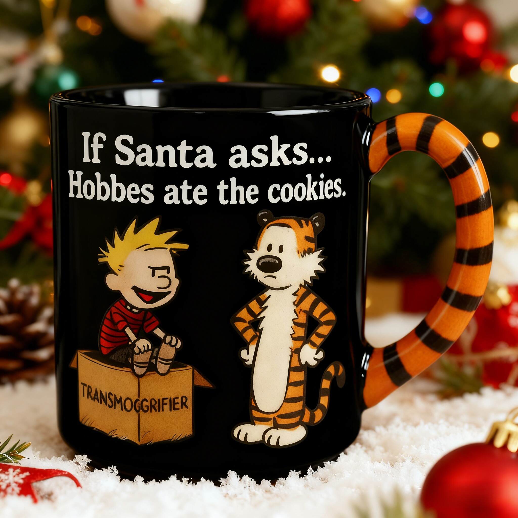 Calvin & Hobbes Holiday Mischief Mug