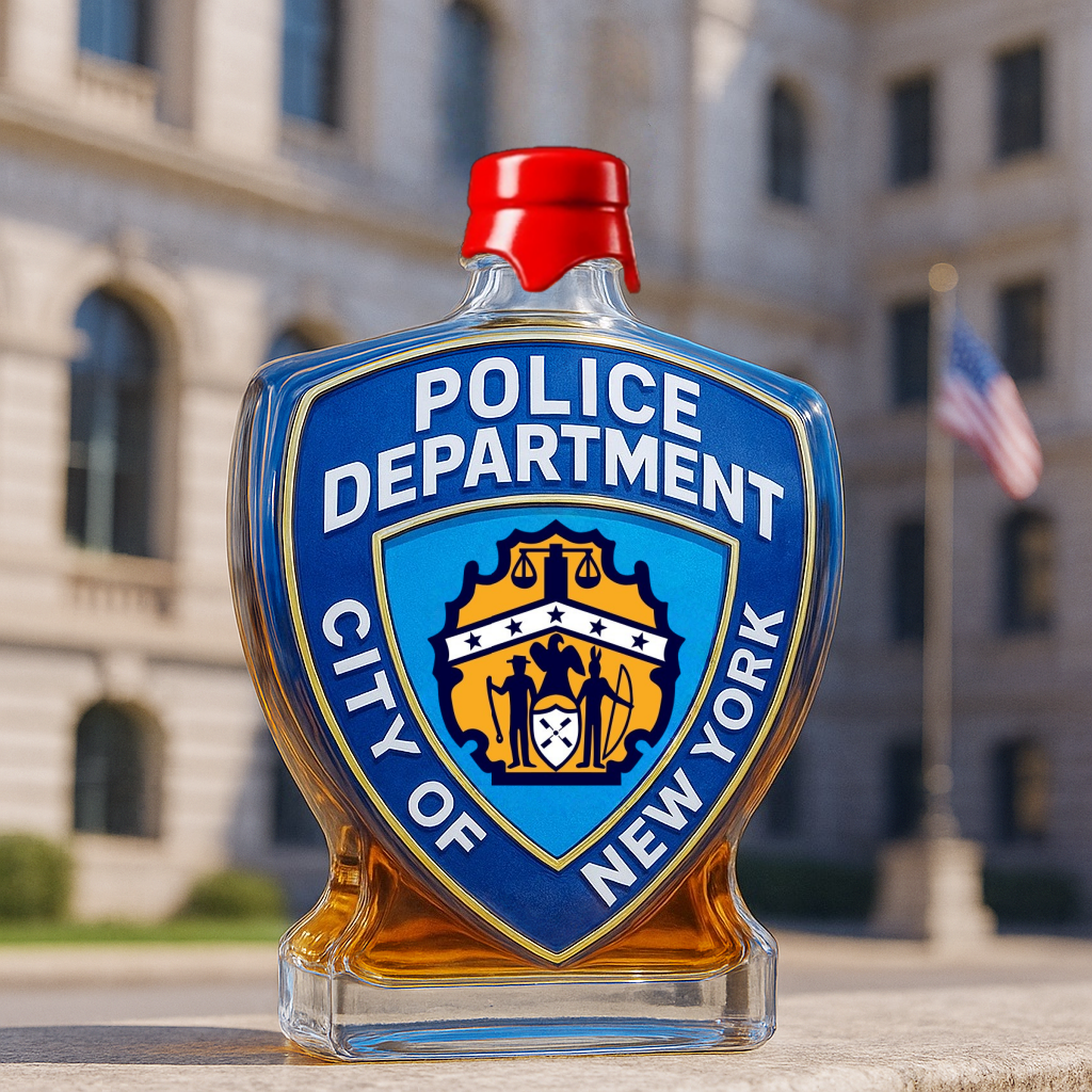 NYPD Whiskey Bottle