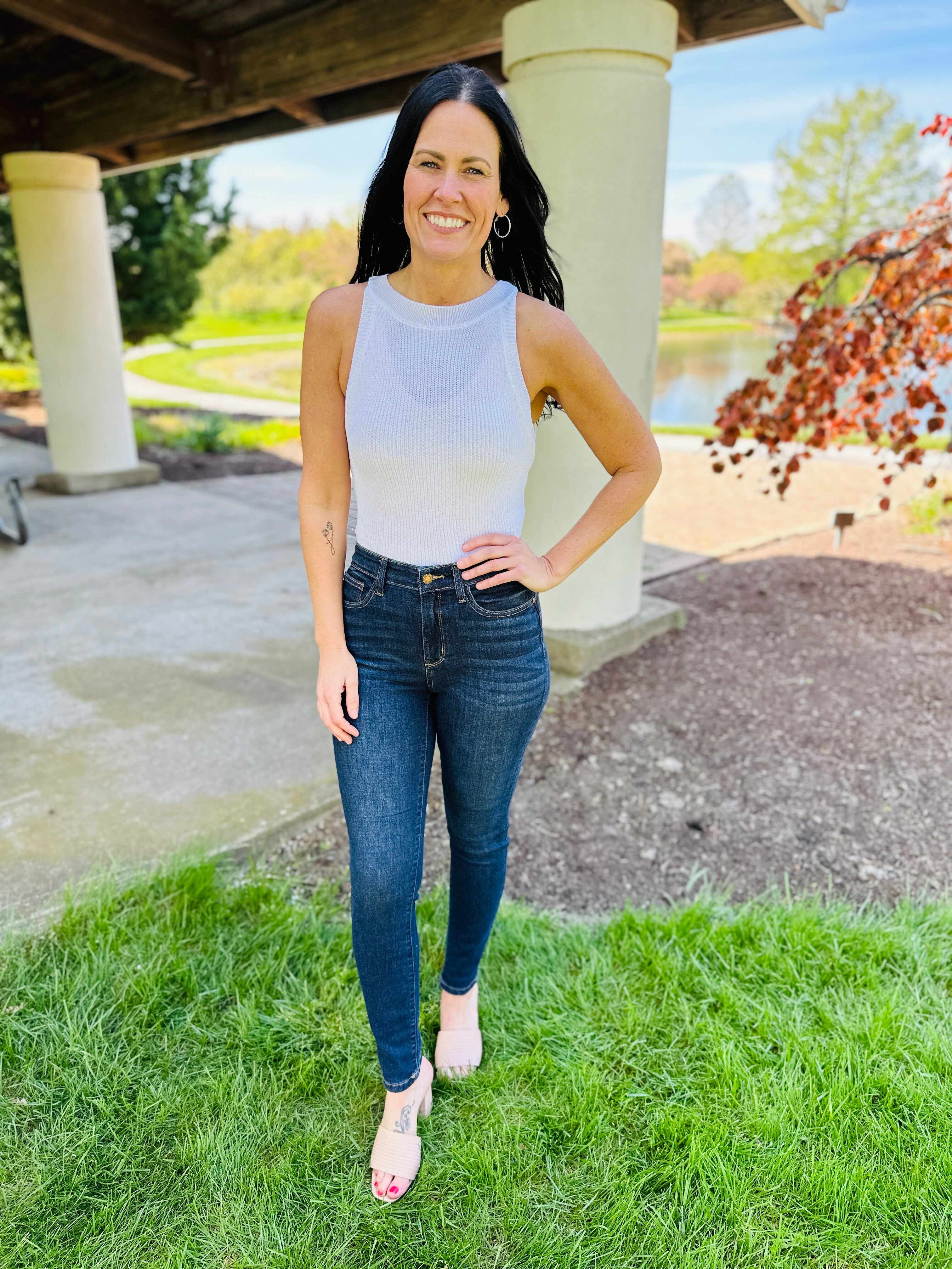 Restock! BEST SELLER! PLUS/REG The Holy Grail of Nondistressed Skinny Jeans