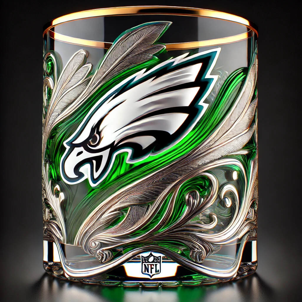 Hand-painted NFL Glass